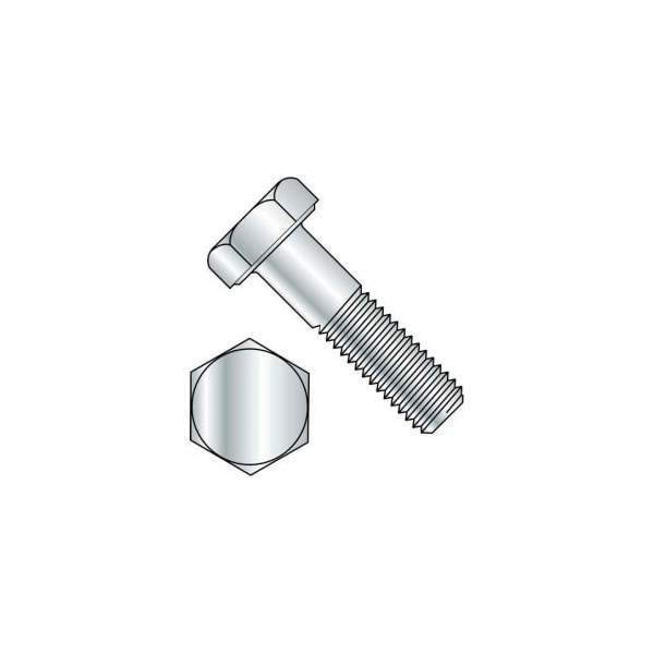 Class 8.8, M10-1.50 Hex Head Cap Screw, Zinc Plated Steel, 1-1/2 in L